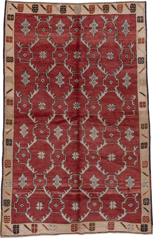 Vintage Oushak Area Rug (5' x 8')
